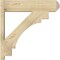 Ekena Millwork Merced Rough Sawn Craftsman Outlooker, Douglas Fir, 8"W x 32"D x 32"H OUT08X32X32MRC04RDF - alternate 2